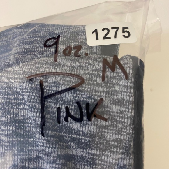 PINK Active Gray Black Colorblock Leggings Women's Size M Drawstring High Rise - Picture 7 of 7